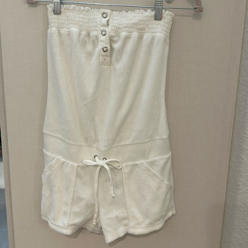 Juicy Couture strapless romper